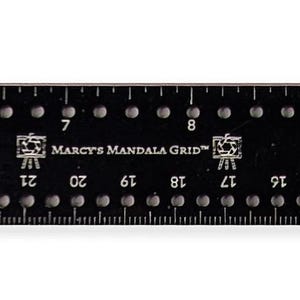 Marcy’s Mandala Ruler Tool: Acrylic Circle Maker for Dot Painting and ...