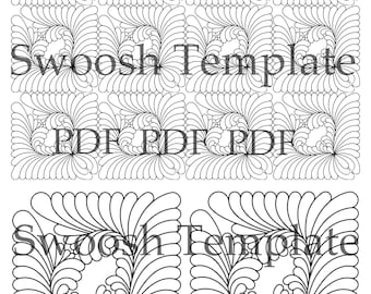 Mandala Dot Painting Swoosh Template Practice Sheet DOWNLOAD ONLY