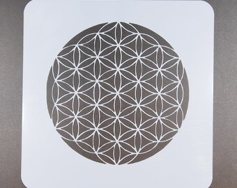 Flower of Life Stencil Mylar Plastic stencil Reusable Mandala Dot Art Stencil