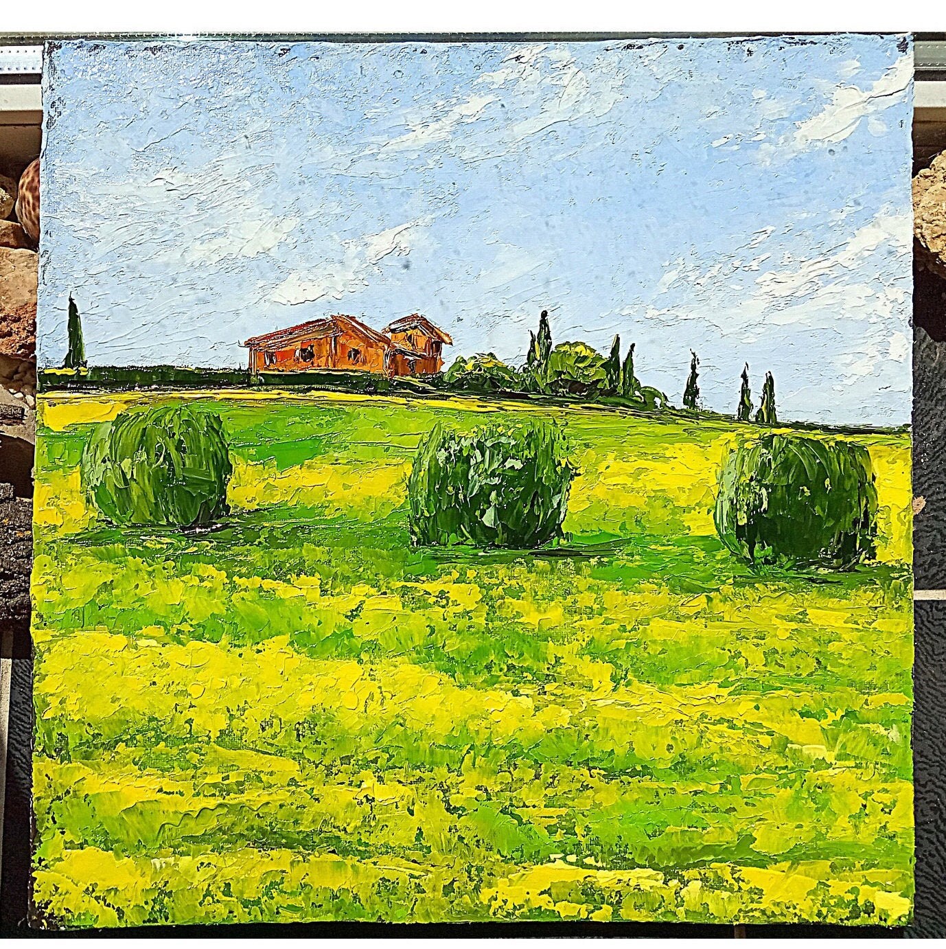 Italy Painting Original Landscape Original Art Oil Painting Etsy