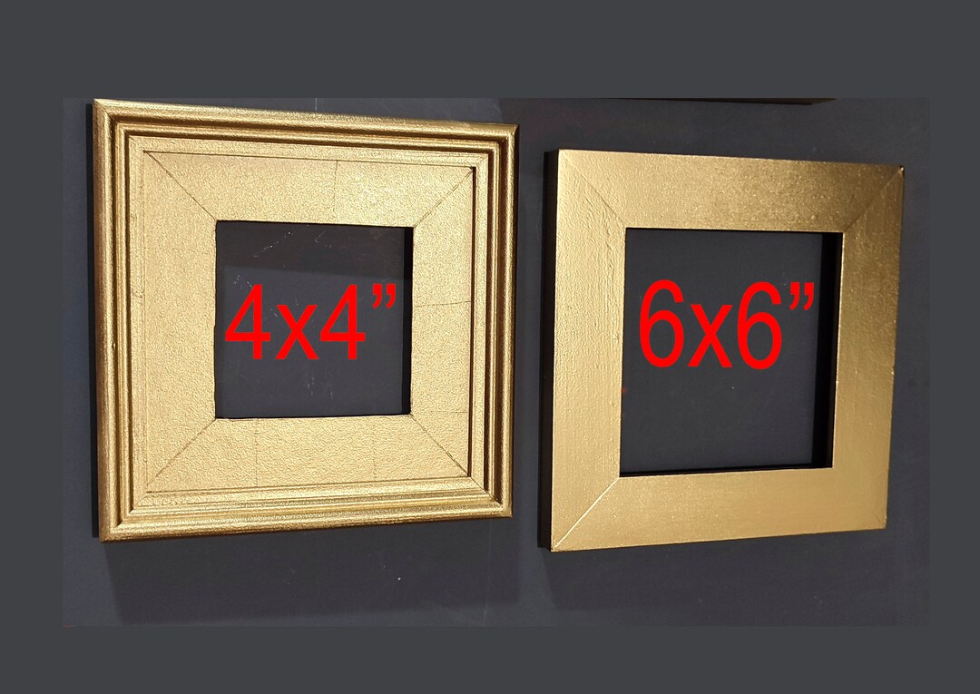 Set 2 Gold Frames Gold Frame Wall Decor Picture Frames - Etsy