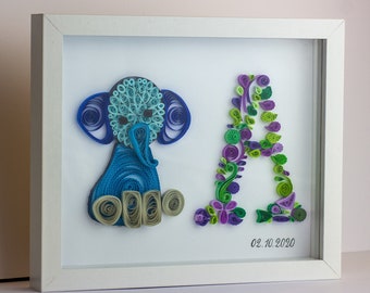 Quilling Baby Gift | Etsy