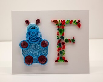 Baby Quilling Gift/ Newborn Quilling Gift/ Christening Gift