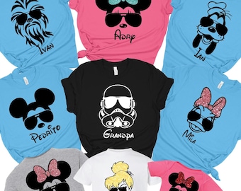 Custom Disney Trip Shirts, Disneyworld Shirts, Disney Vacation T-shirt, Disney Couple Shirt, Disney Family Matching Shirts, Disney Trip