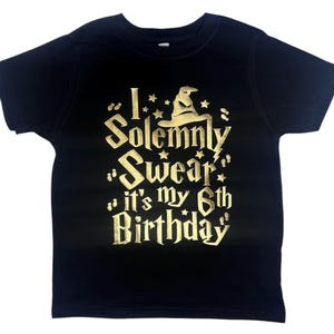 Kids Birthday Shirts, Magical Birthday Shirts for Kids, Wizard Themed Birthday Shirts for Kids,   Custom Universal Studios Birthday Shirts
