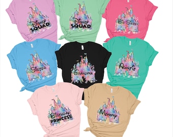 Custom Disney Birthday Shirt, Disney Birthday Girl Shirt, Disney Birthday Group Shirts, Disney Birthday Squad Shirt