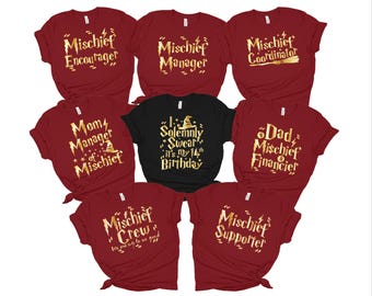 Universal Studios Birthday Shirt, Personalized Wizard & Witch Tees for Magical Birthday Parties, Custom Universal Epic Birthday Shirts 315