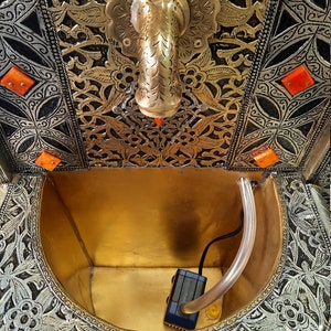 Moroccan Brass plated Fountain image 3