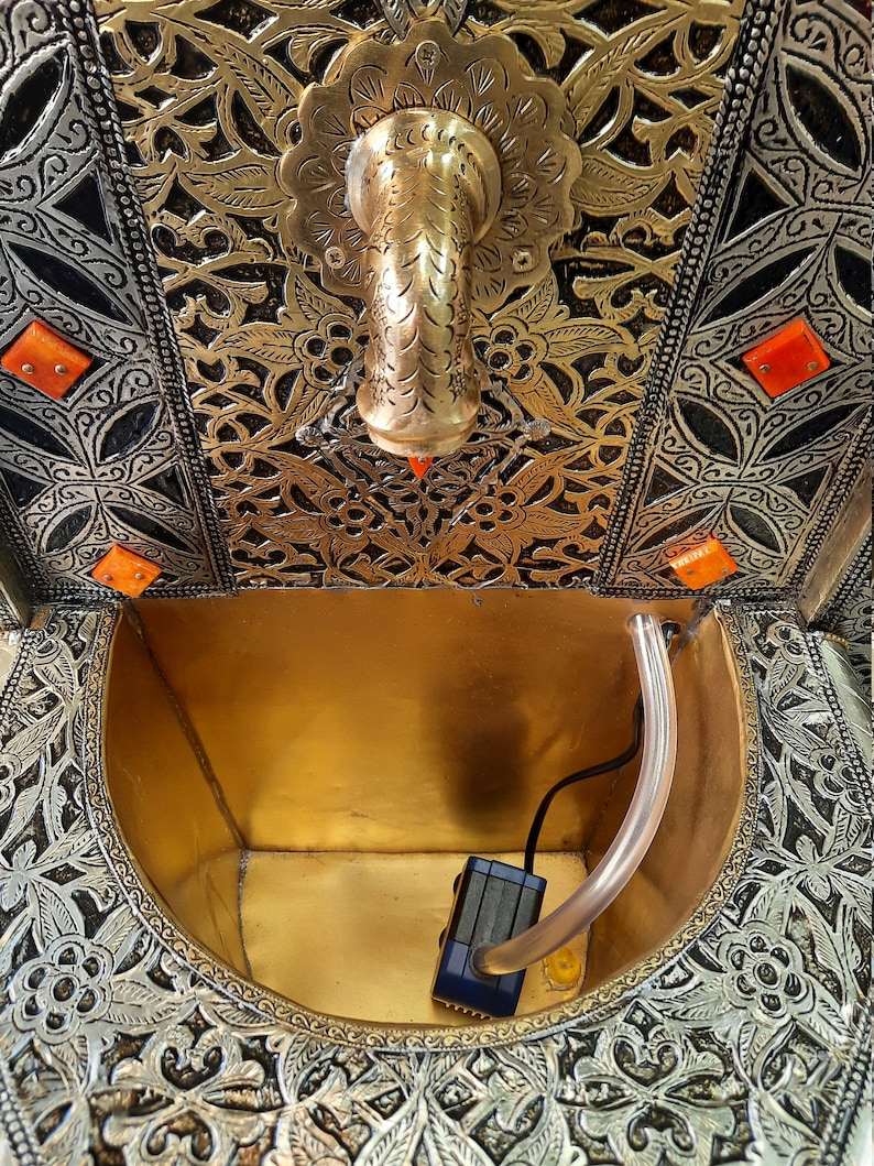 Moroccan Brass plated Fountain image 3