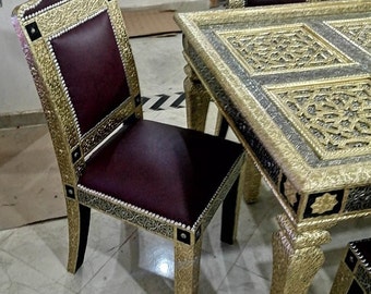 Moroccan Dinning Table (4 Chairs)