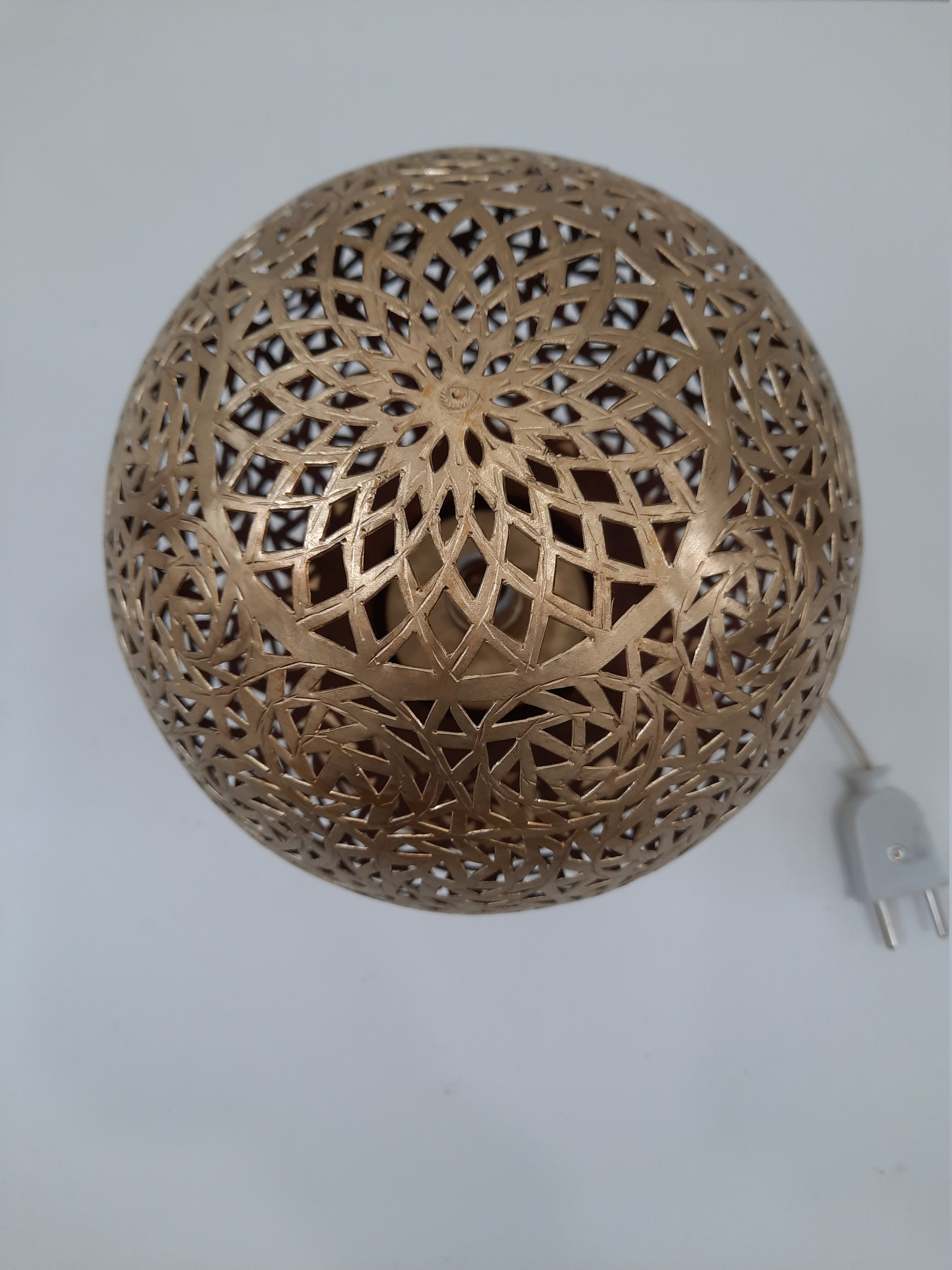 Lámparas de mesa doradas marroquíes Etsy México