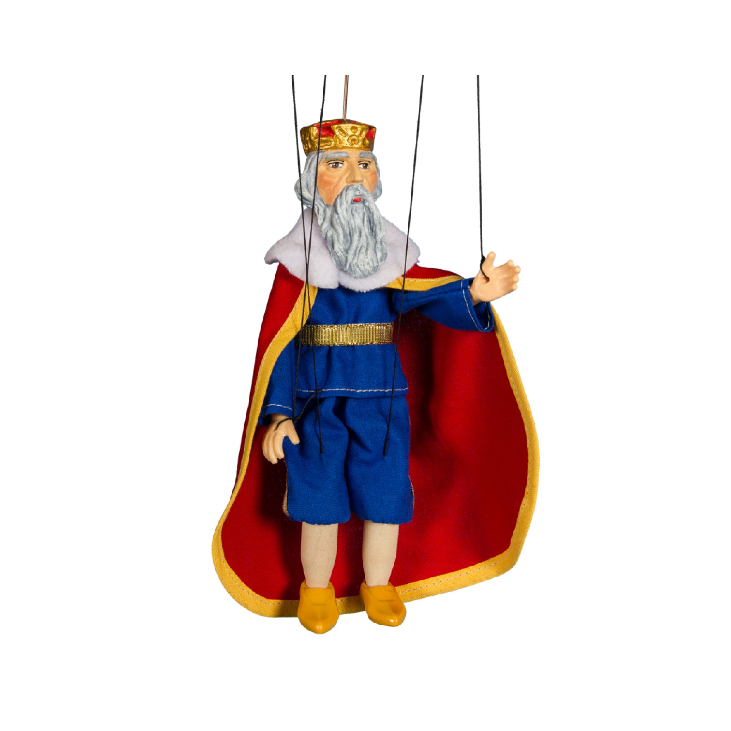 Traditional Czech Handmade Vintage 7.87 Painted String Theatre