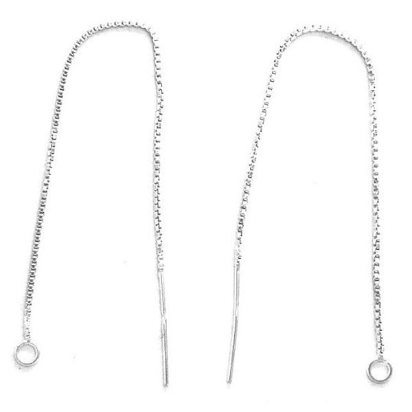 SOLID Sterling Silver Thread Oorbellen Threader Earwires Earring Bevindingen