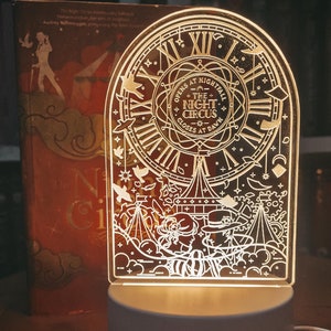 The Night Circus Night Lamp - Celia x Marco