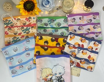 Alhaitham / Kaveh / Childe / Zhongli / Ratiorine / Ayato / Phainon Mydei Phaidei - Scrunchie / Pouch - Genshin Impact / Honkai Star Rail HSR