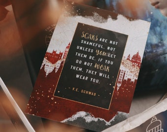 Scars are not shameful ADSOM Art Print
