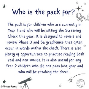 Year 1 Phonics Screening Check Play Pack Digital PDF Download image 3