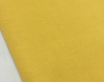 Yellow Upholstery Fabric, Solid Canvas Fabric, Waterproof Outdoor Fabric, Cotton Drapery Fabric, Curtain, Pillow, Tote Bag Fabric by Yard