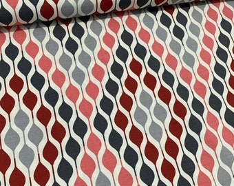Moroccan Fabric, Mosaic Tile Fabric, Boho Upholstery Fabric, Contemporary Fabric, Water Repellent Drapery Pillow Slipcover Decor Fabric Yard