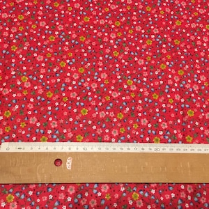 Small Print Fabric, Tiny Floral Fabric, Flower Cotton Fabric, Quilting Fabric by the Yard, Apparel Fabric, Face Mask Material, Cloth Fabric image 11