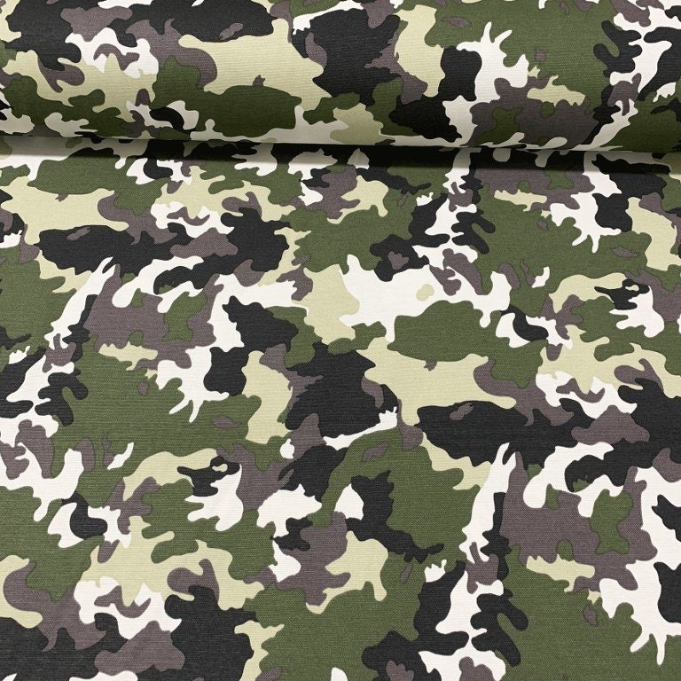 Tela de camuflaje por yarda para bricolaje, tela con patrón de camuflaje  para decoración de habitaciones, tela impermeable de camuflaje militar para