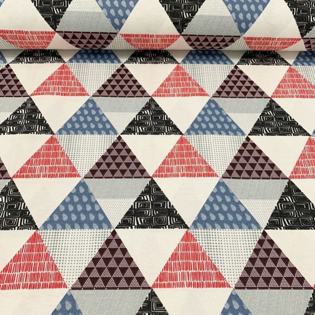 Patchwork Upholstery Fabric Modern Geometric Fabric Etsy