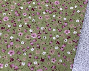 Small Print Fabric, Tiny Floral Fabric, Flower Cotton Fabric by the Yard, Quilting Fabric, Apparel Fabric, Face Mask Material, Cloth Fabric