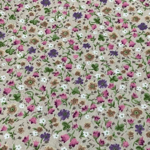Small Print Fabric, Tiny Floral Fabric, Flower Cotton Fabric, Quilting  Fabric by the Yard, Apparel Fabric, Face Mask Material, Cloth Fabric 