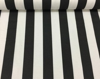Schwarz Weiß Streifen Stoff, Outdoor Polsterstoff, Monochrome Stoff, Leinwand Dekor drapieren Vorhang Möbel Kissen Couch Stoff Hof