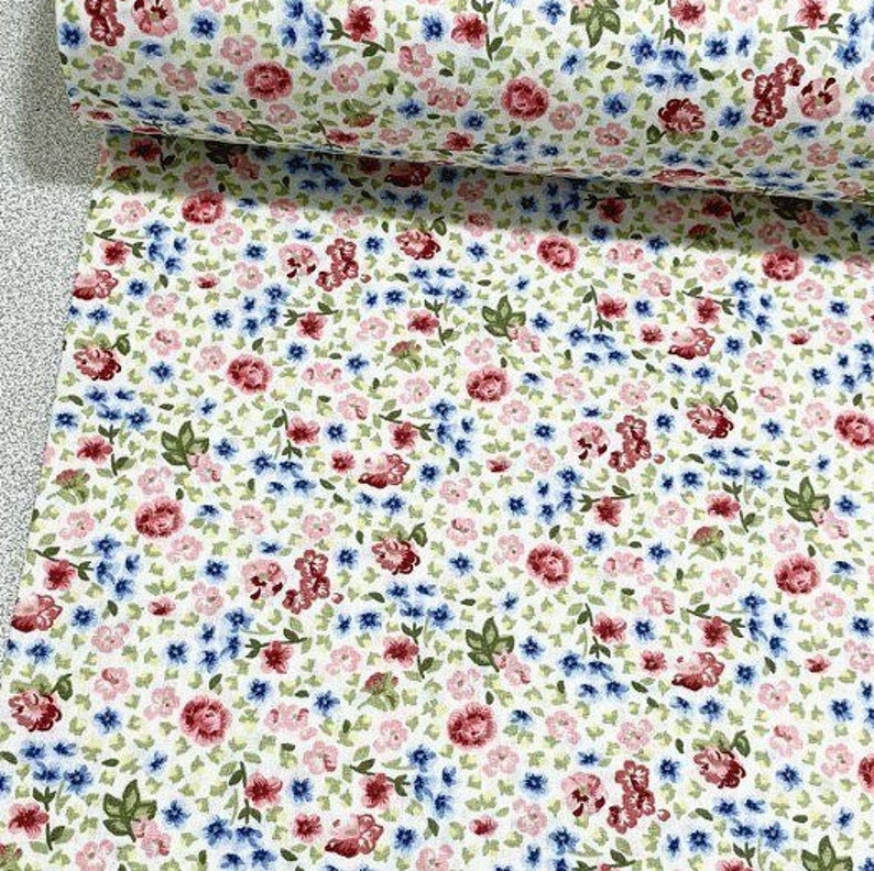SILVIO Tiny Flowers, Italian Cotton main image 0