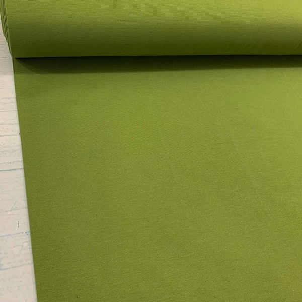 Moss Green Fabric, Solid Canvas Fabric, Olive Upholstery Fabric, Medium Weight Fabric, Outdoor Waterproof Fabric, Cotton Bag Fabric by Yard