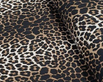 Dierlijke bekledingsstof, luipaardprintstof, cheetah-stof op maat gesneden, waterdichte buitenstof, katoencanvasstof, woondecoratiestof