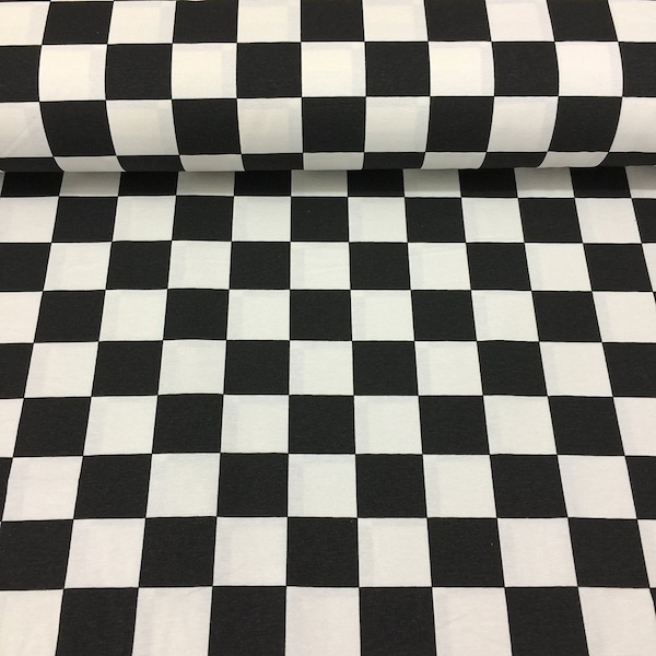 Black and White Canvas Fabric, Checkered Upholstery Fabric, Geometric Home Decor Fabric, Racing Flag Fabric, Pillow, Outdoor Fabric by Yard