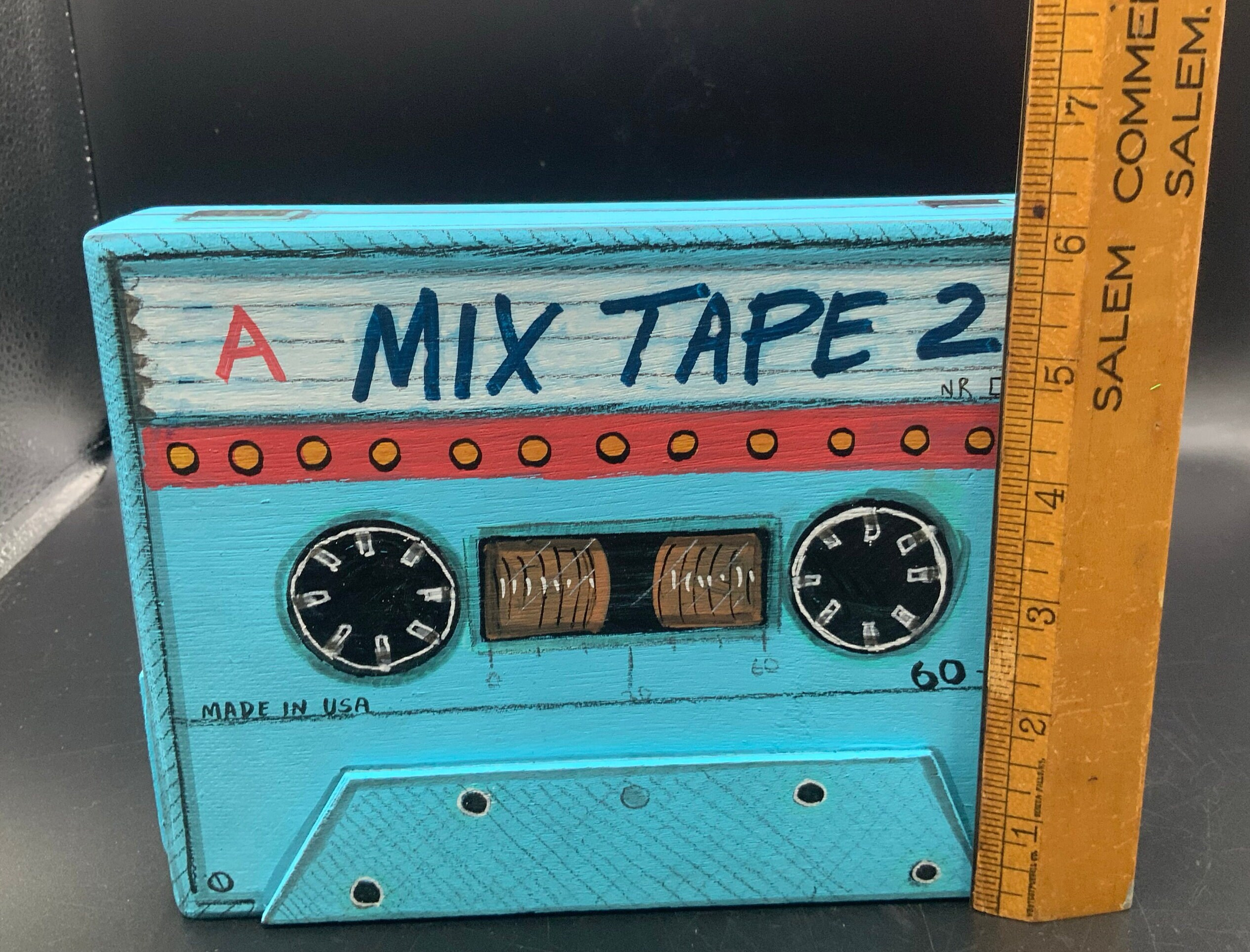 OOAK Cassette Pop Art: Retro Mix Tape Wood Sculpture - Etsy