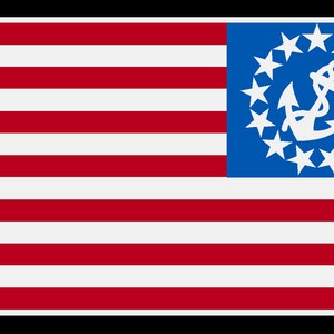 Fully Reflective Reversed AMERICAN Ensign Yacht FLAG Decal firefighting Boating Multiple Sizes