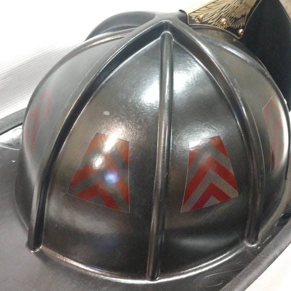 Black Tetrahedrons Fire Helmet Etsy