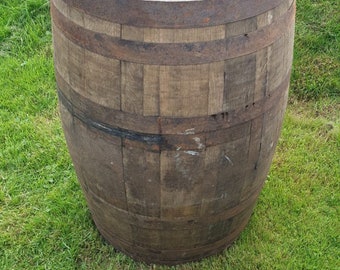 Reclaimed White Oak Whiskey Cask / Barrel / Keg - Rustic Bourbon Scotch
