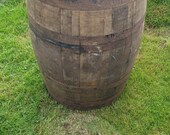 OAK WHISKEY BARREL - Reclaimed White Oak Cask - Rustic Bourbon Scotch