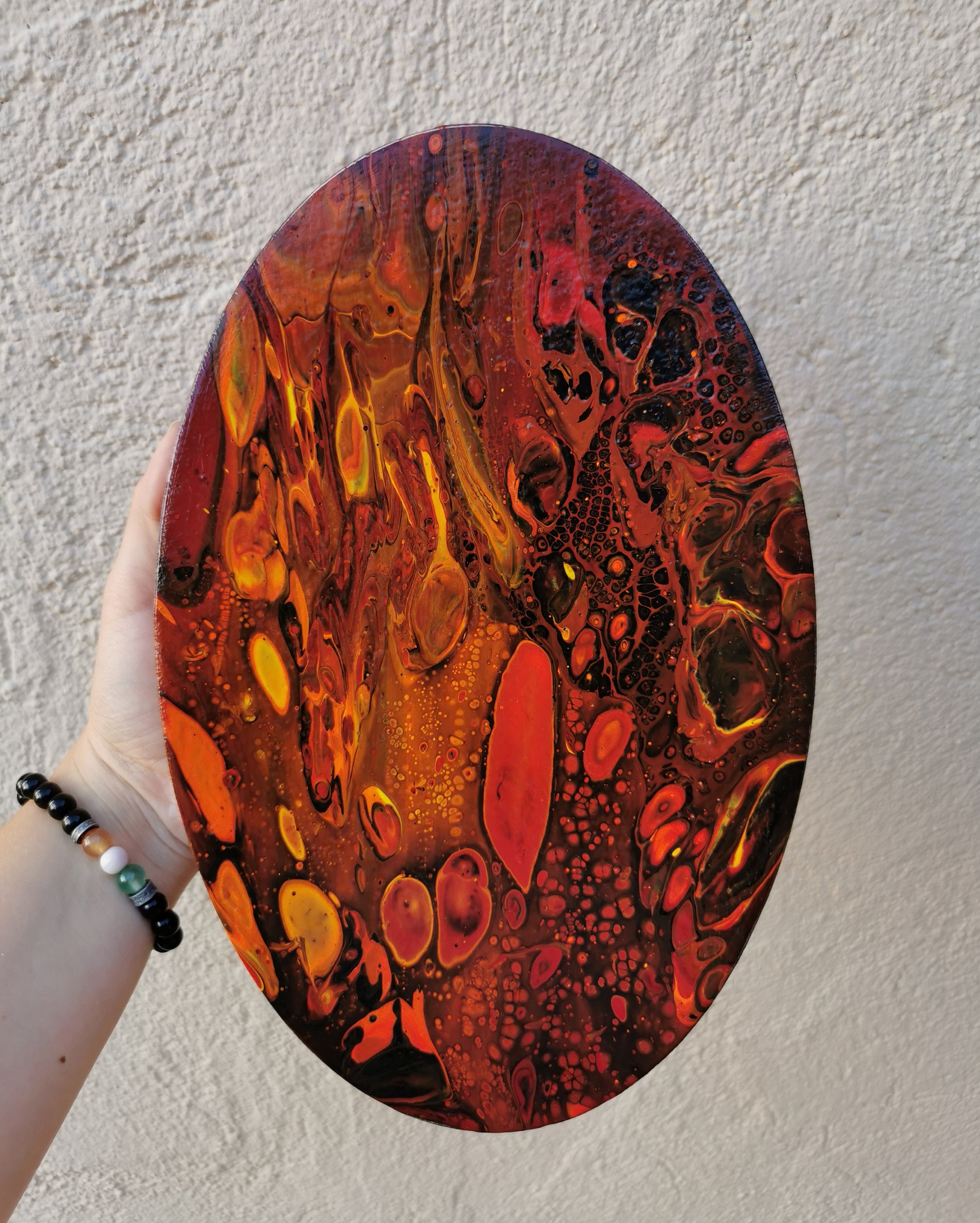 Pouring - Toile Embrasée