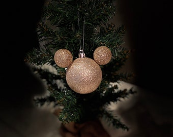 Minnie Mouse & Mickey Mouse Inspired Christmas Ornaments