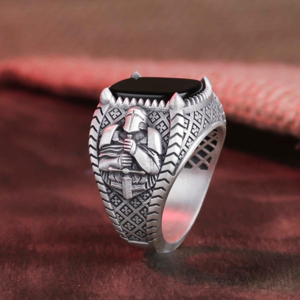 Knight Templar Ring Etsy