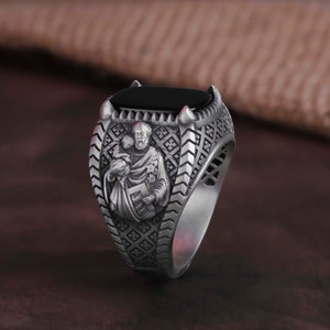 Catholic saints ring top