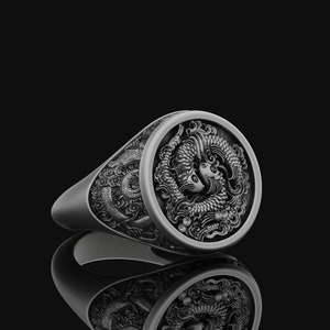 Yin Yang, Fish, Yin And Yang, Koi Fish, Koi, Fish Jewelry, Yin Yang, Fish, Sterling Silver Ring, Valentine Gift
