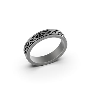 Celtic Knot Ring, Love Knot, Ring For Him, Celtic Wedding Band, Celtic Jewelry, Celtic, Knot Ring, Mens Wedding Band, Valentine Gift