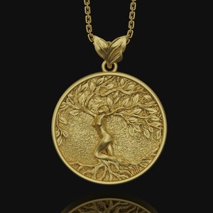 Yggdrasil Tree Of Life Pendant, Norse Mythology Gift, Vikings Asgard, Norse Mythology, Norse Pagan Necklace, Celtic World Tree