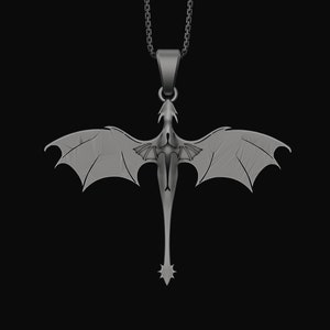 Valkyrie Acotar Velaris Necklace - Starry Night Court Mountains, Bookish Jewelry for Fans