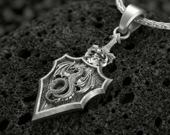 925 sterling zilveren drakenketting voor dames, geboortesteen en draak