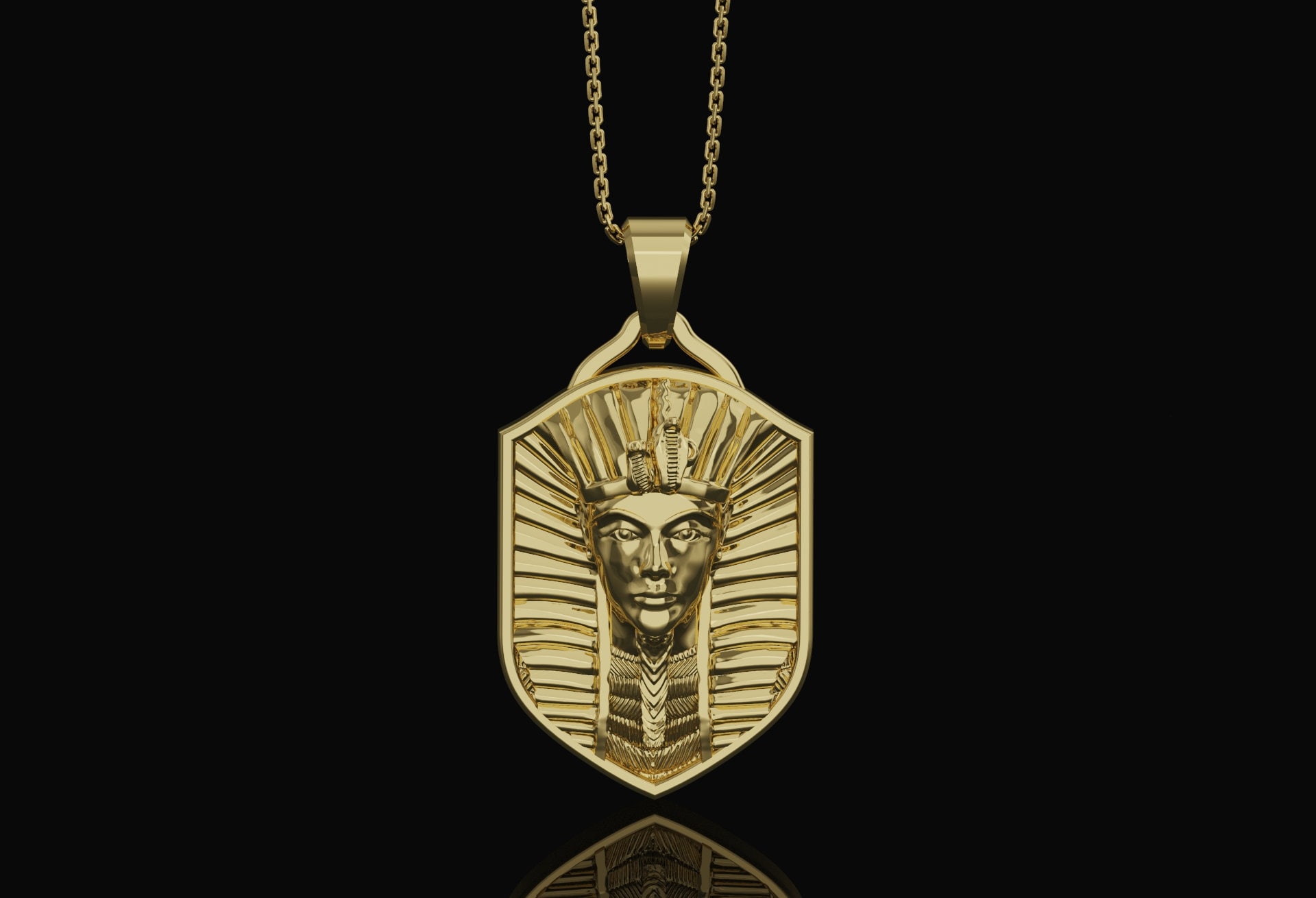 Silver pharaoh pendant Clearance