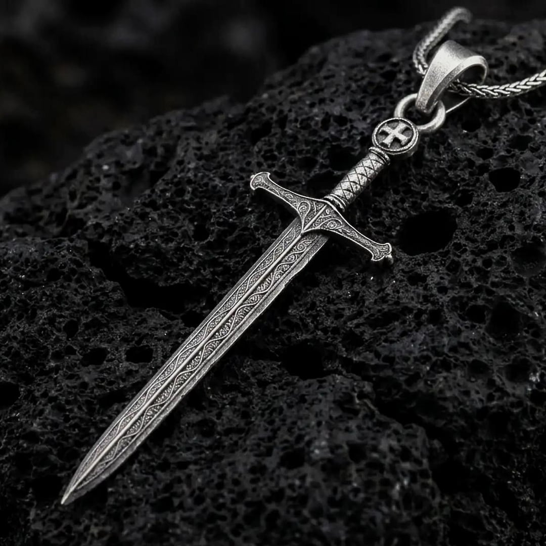 ⑳Hearting Silver925 W Pendant Sword ⑳Hearting Sword 【公式通販】 Wチェーン付きSilver925 Pendant ネックレス・ペンダント