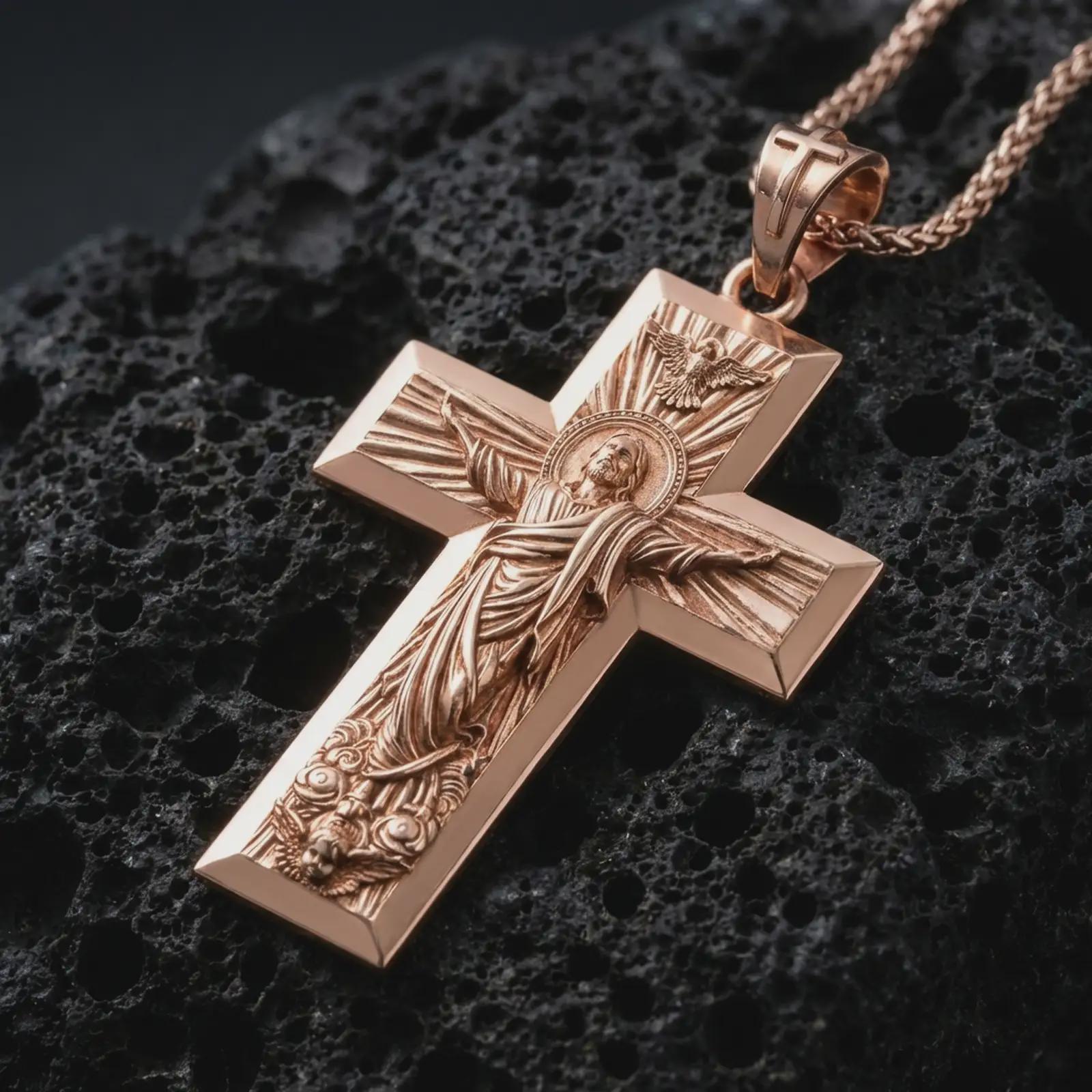 Buy Jesus Ascension Cross Necklace, Sterling Silver Religious
